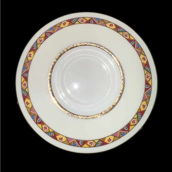 LETANG REMY Limoges Frances Pearl China Indiana saucer - Picture 2 of 5